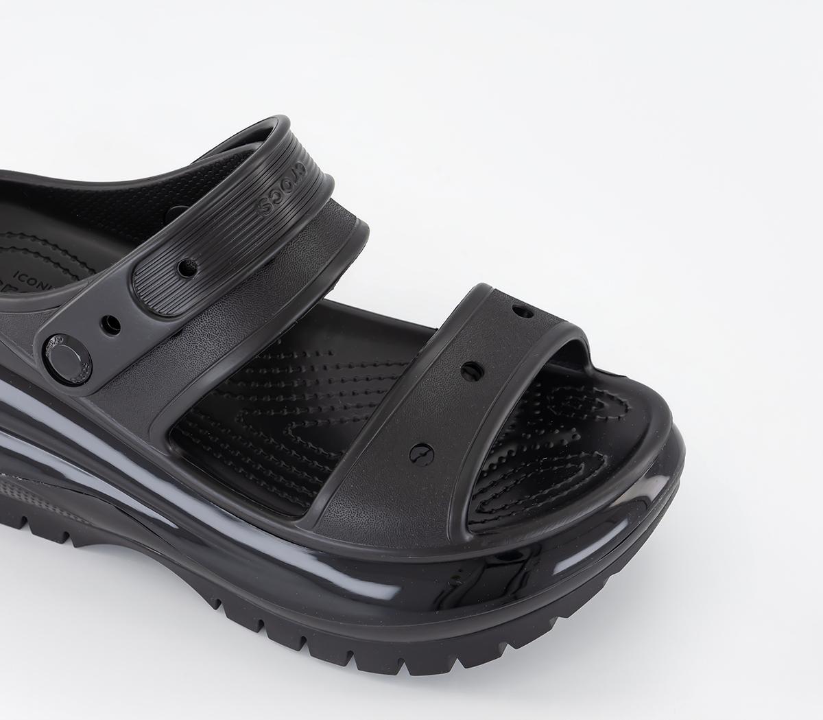 CrocsClassic Mega Crush SandalsBlack