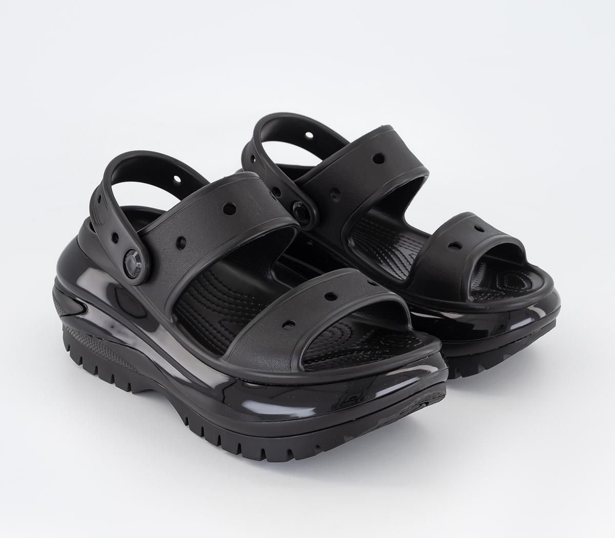 CrocsClassic Mega Crush SandalsBlack