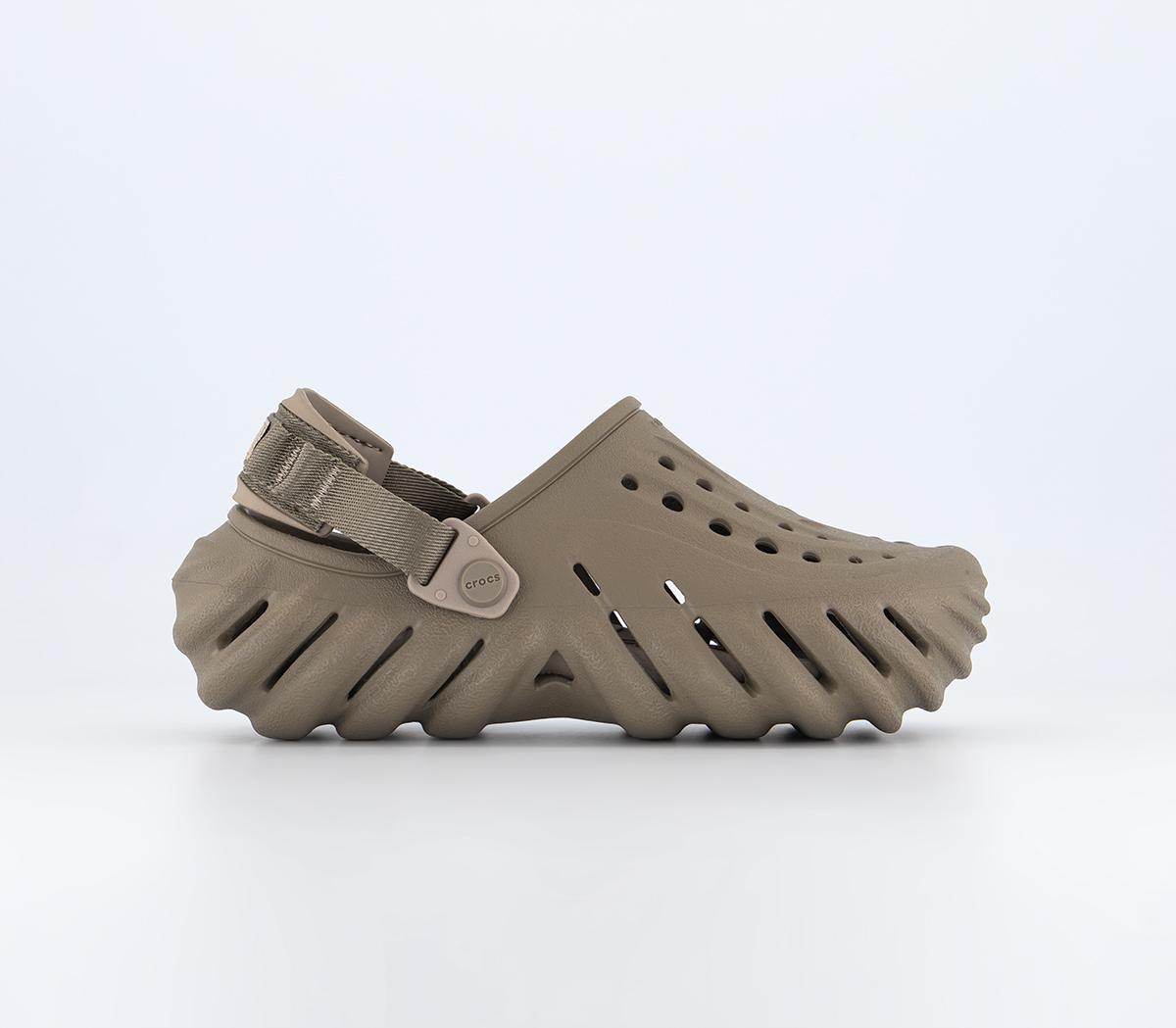 Crocs Echo Clogs W Khaki - Women's Sandals