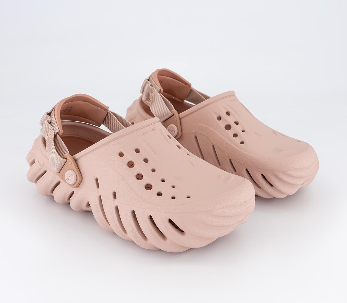 Crocs Womens Echo Clogs W Pink Clay, 8