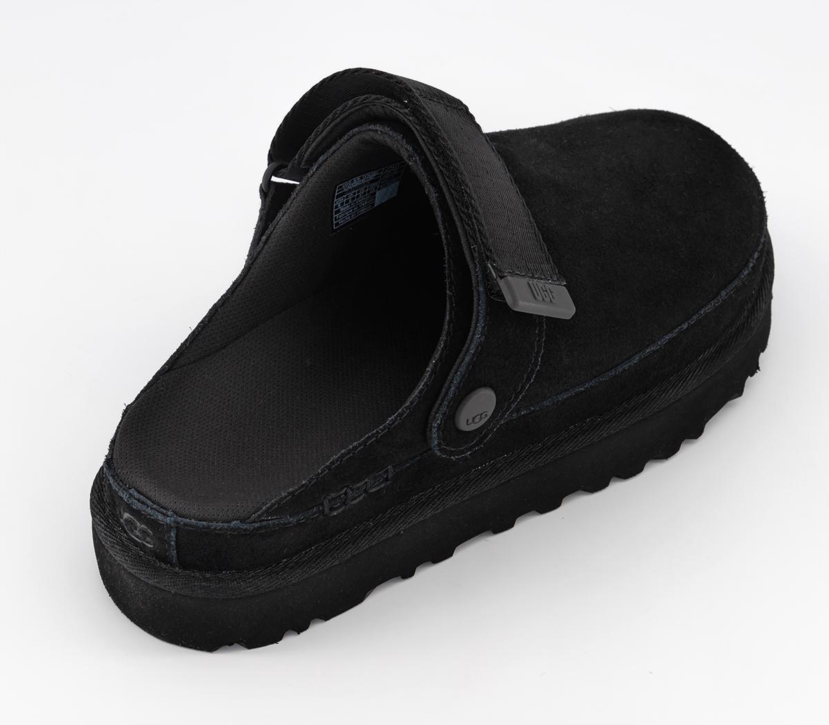 UGG Goldenstar Clogs Black - Flat Shoes for Women