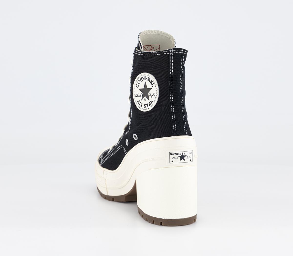 ConverseChuck 70 Heeled Trainers Black White Egret