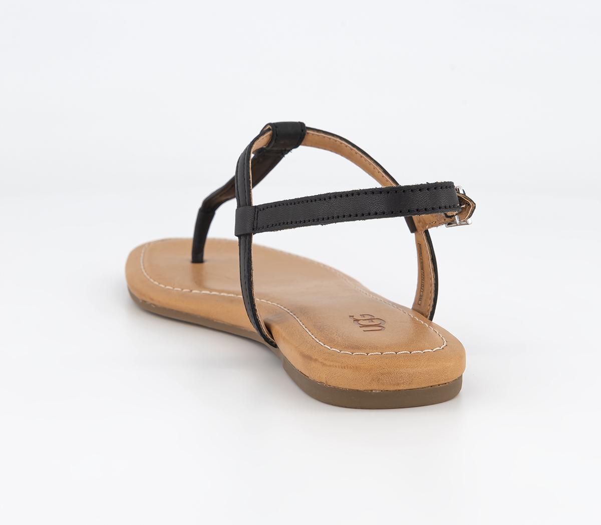 UGGMadeena Toe Thong SandalsBlack