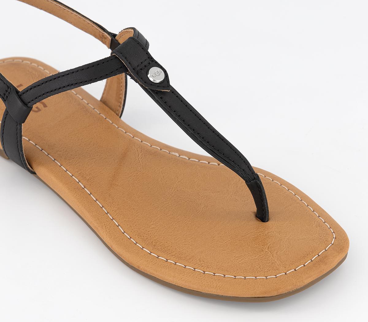 UGGMadeena Toe Thong SandalsBlack