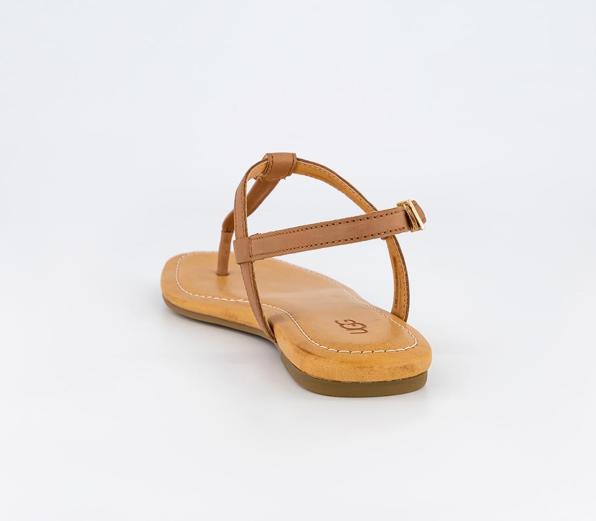 UGGMadeena Toe Thong SandalsTan