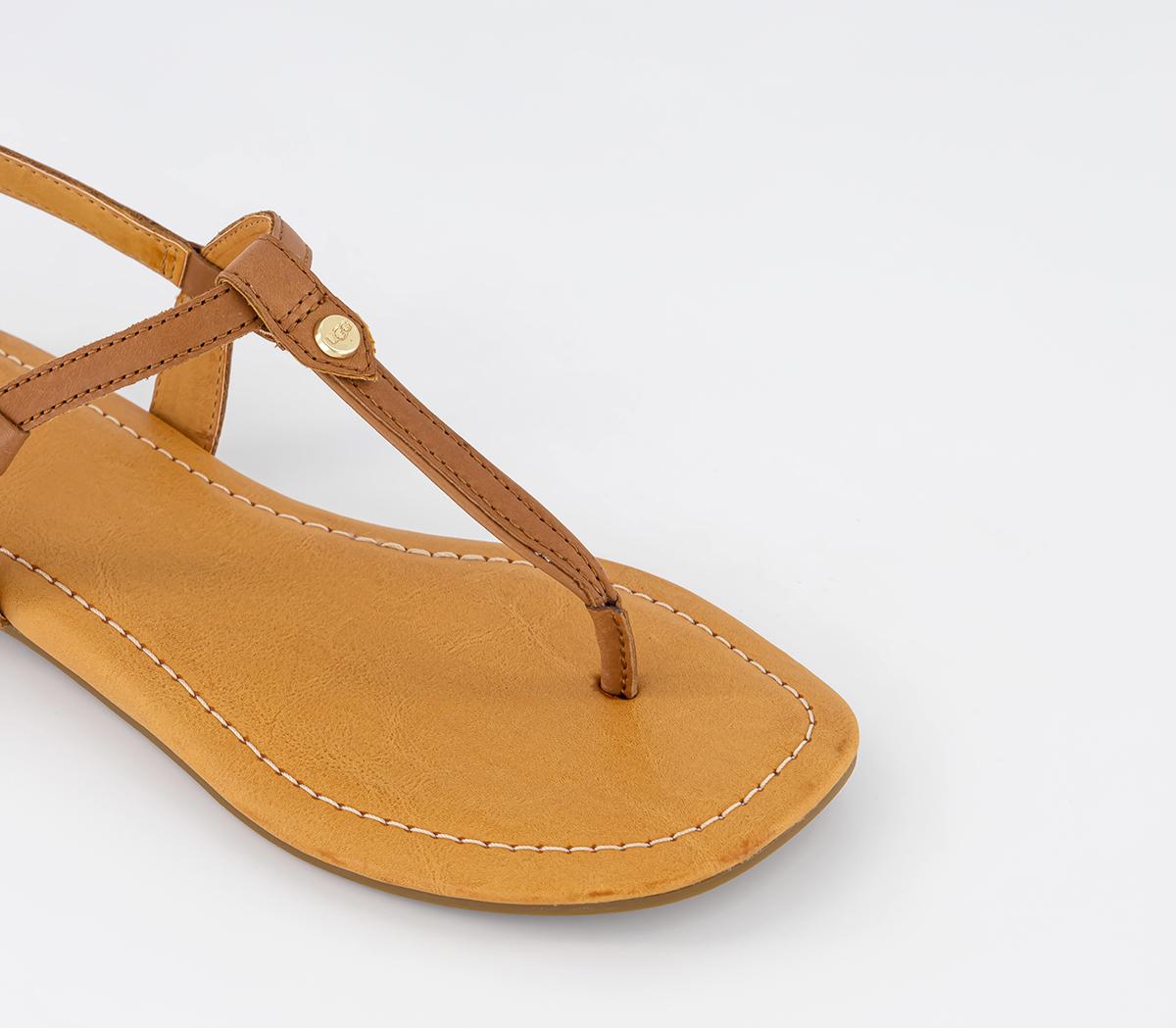 UGGMadeena Toe Thong SandalsTan