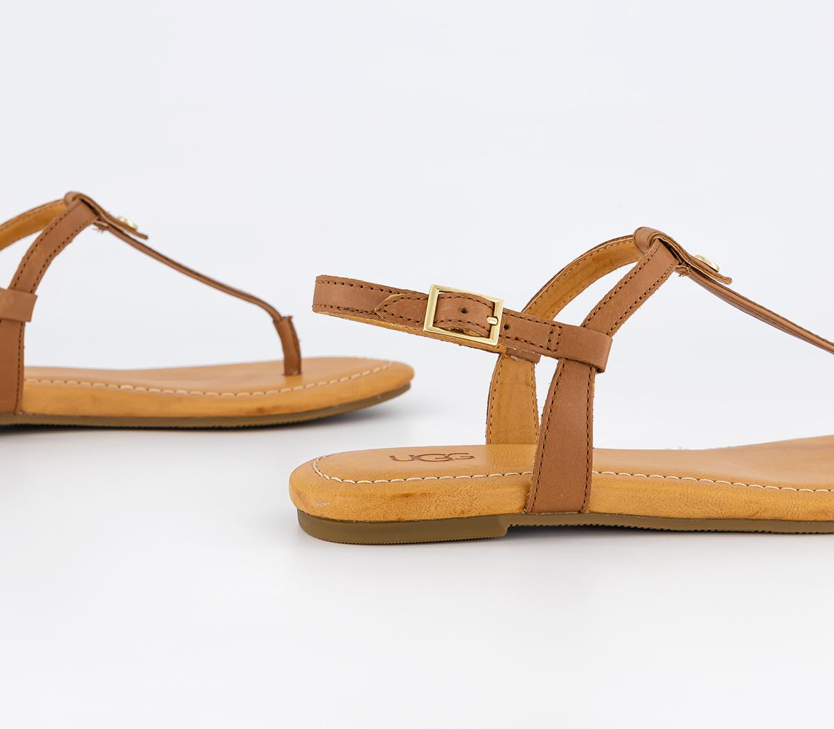 UGGMadeena Toe Thong SandalsTan