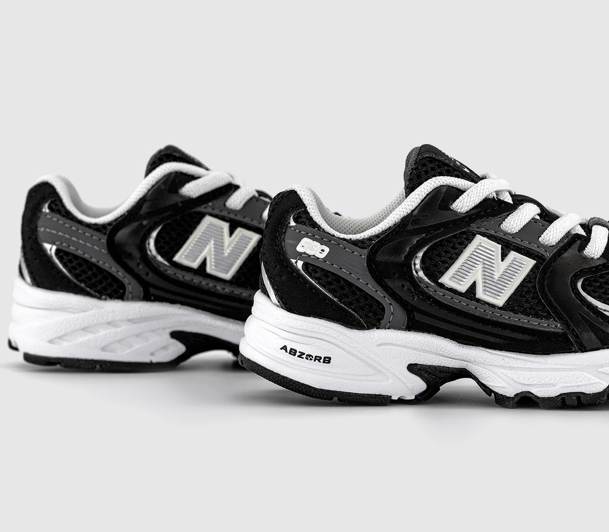 New Balance530 Infant TrainersBlack White