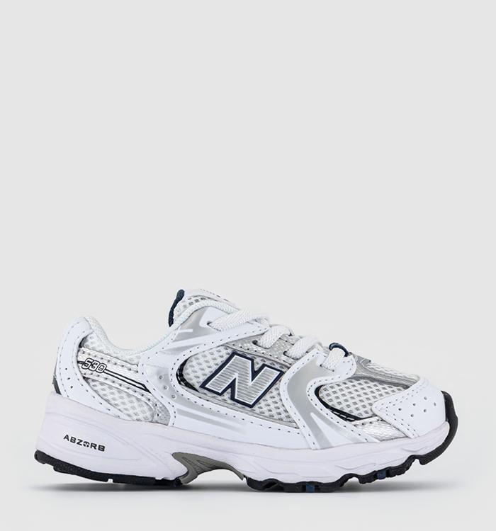 New Balance 530 Infant Trainers White Blue
