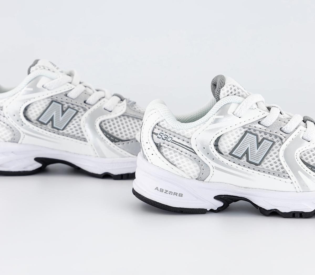 New Balance530 Infant TrainersWhite Silver