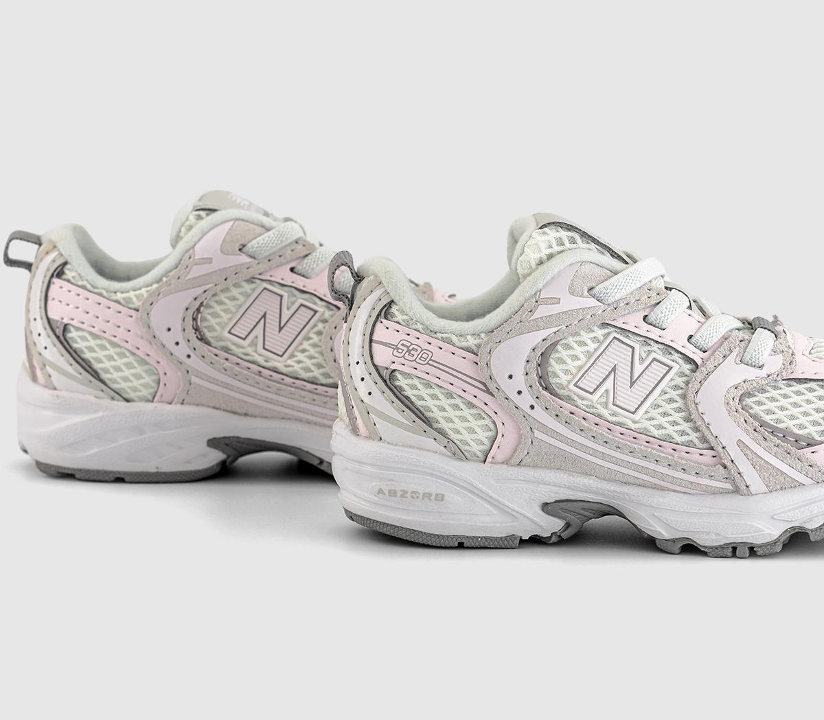 New Balance530 Infant TrainersGrey Matter Pink Salt