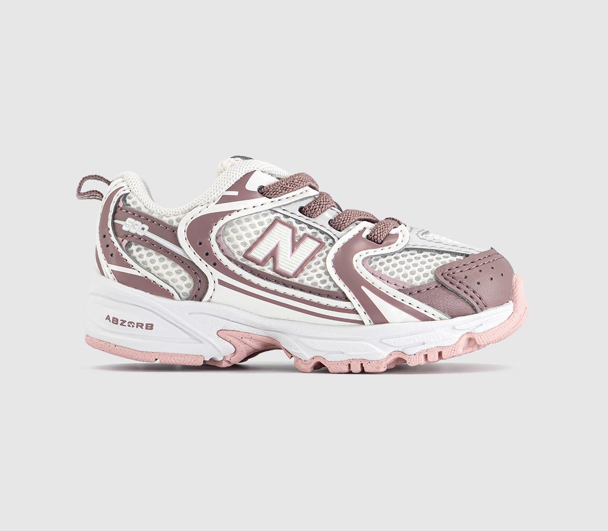 New Balance 530  Trainers Pebble Sea Salt Pink in Kids  Size 9, Office Shoes