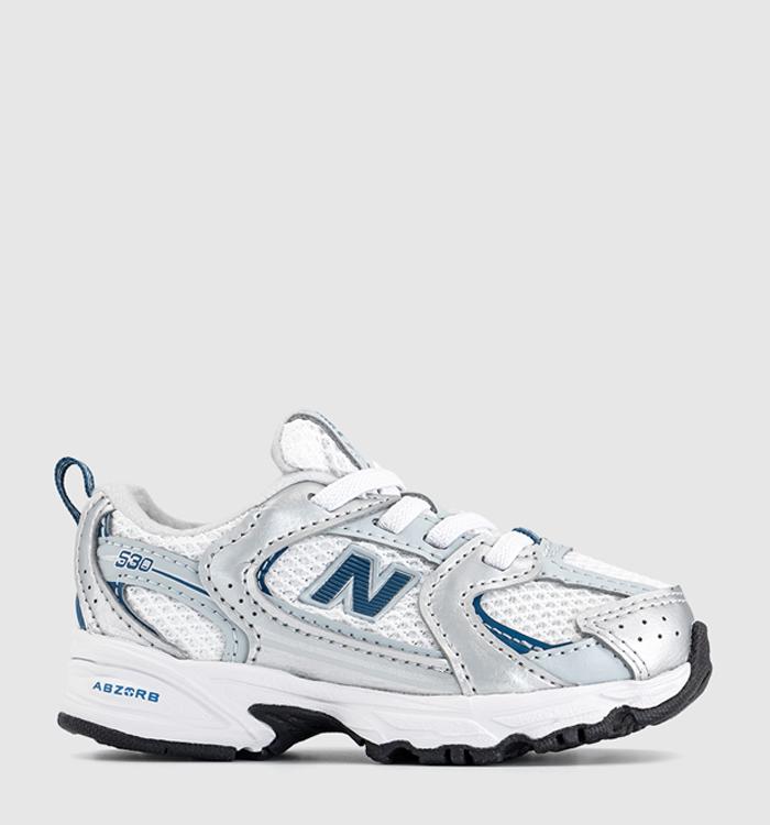 New Balance 530 Infant Trainers Silver Metallic Streamsong
