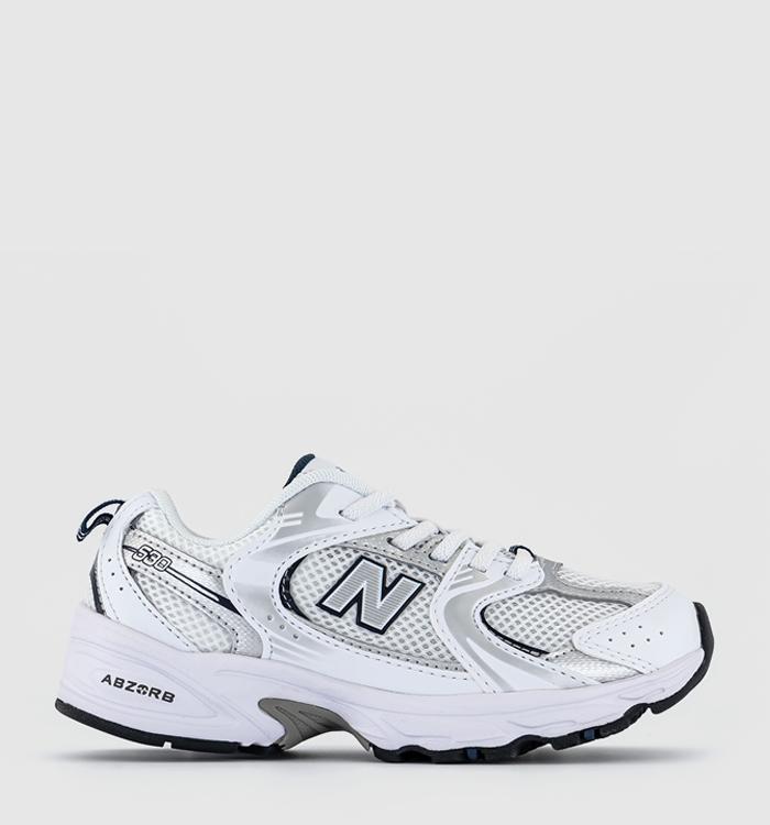 New Balance 530 Youth Trainers White Blue