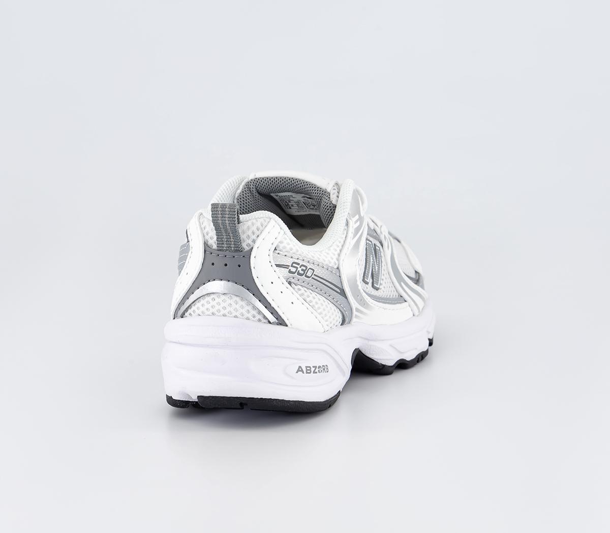 New Balance530 Youth Trainers White Silver