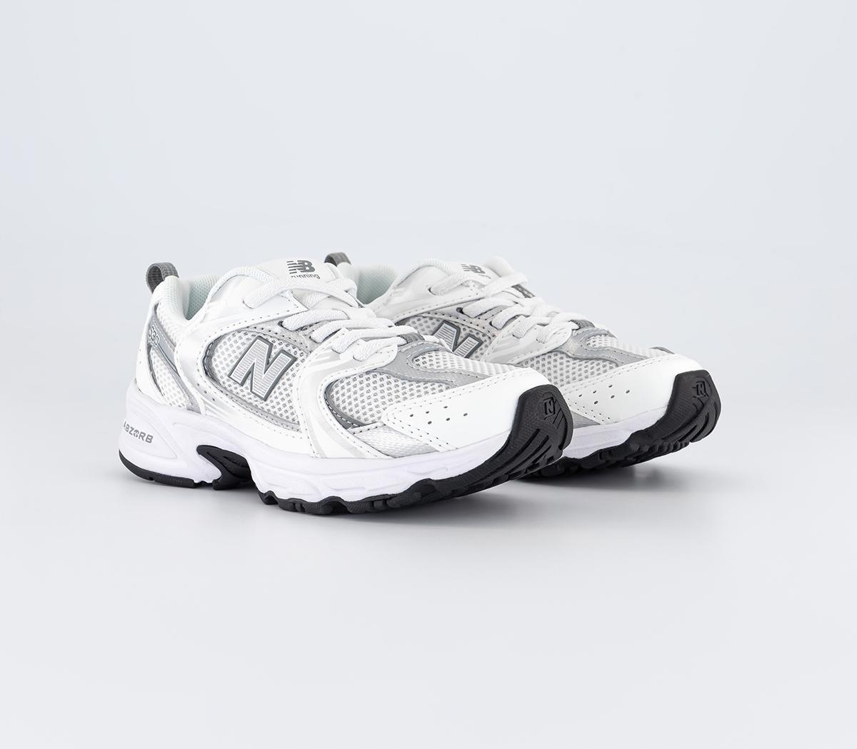 New Balance530 Youth Trainers White Silver