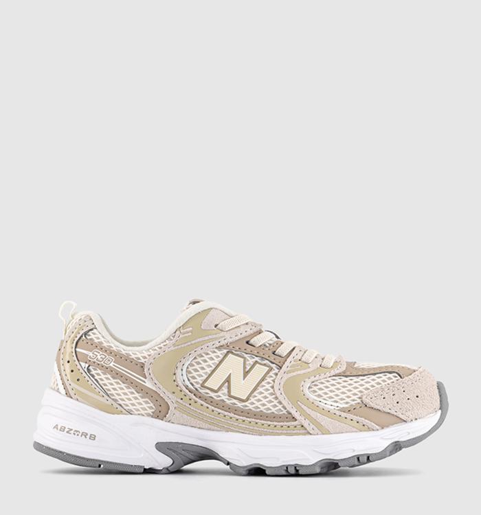 New Balance 530 Youth Trainers Linen Stoneware