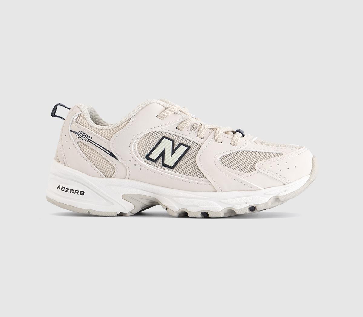 New Balance 530  Trainers Moonbeam Phantom  White in Kids  Size 12 , Office Shoes