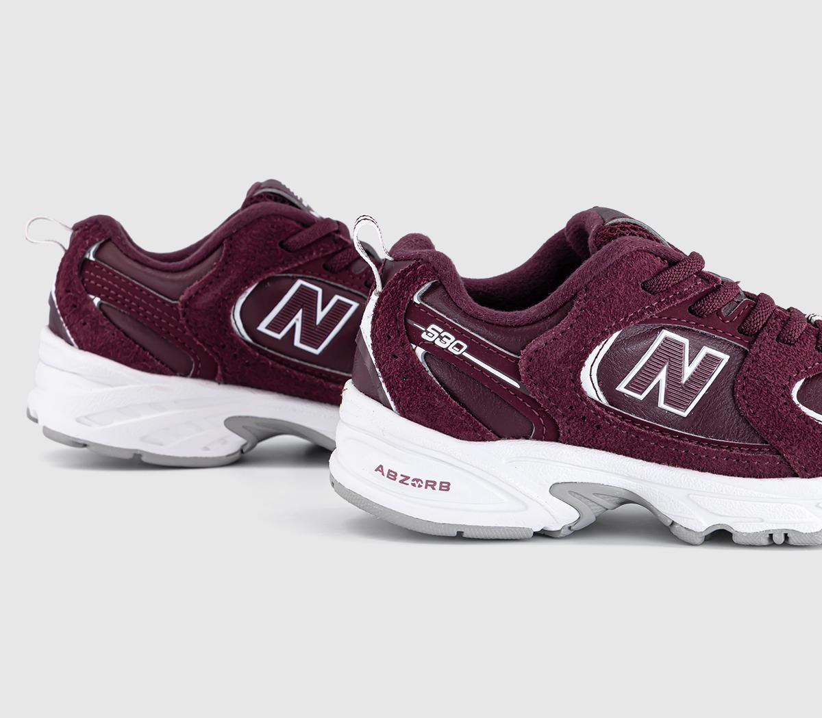New Balance530 Youth Trainer Mulled Wine White