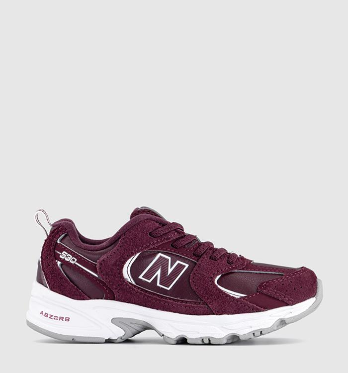New Balance 530 Youth Trainer Mulled Wine White