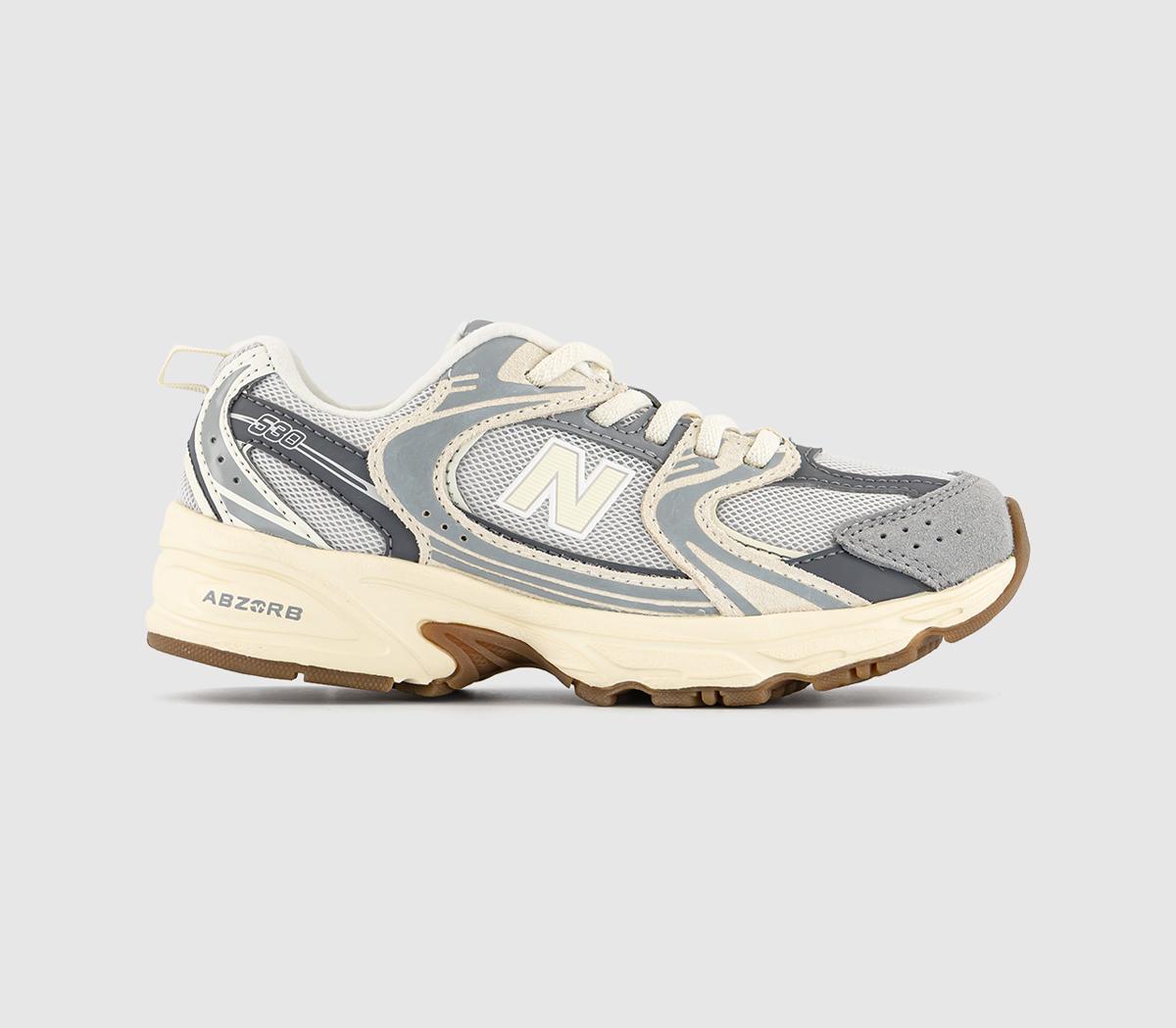 New Balance 530  Trainers Slate  Grey in   Size 1 , Office Shoes