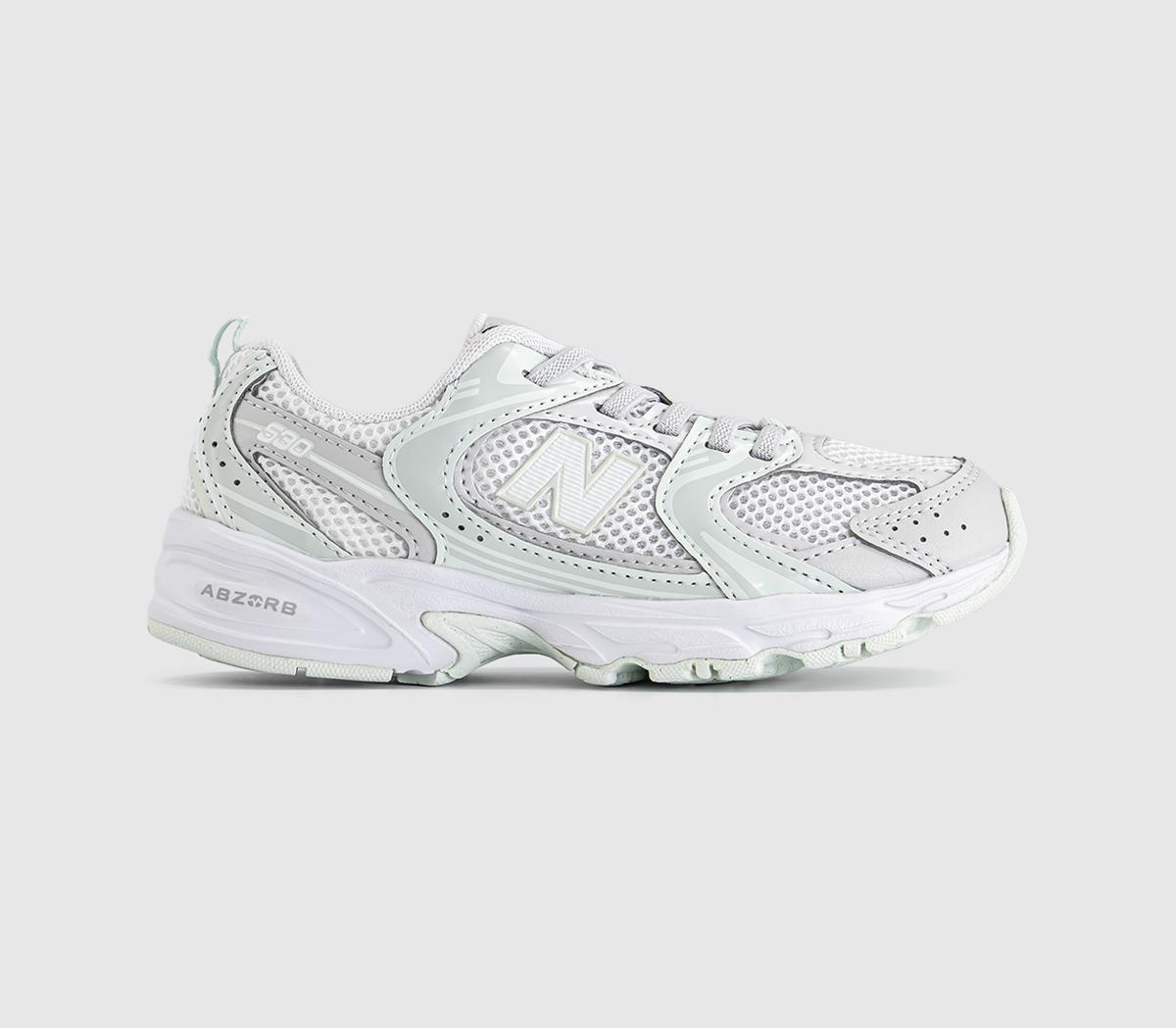 New Balance 530  Trainers Matter Mint Water Grey in Kids  Size 1 , Office Shoes