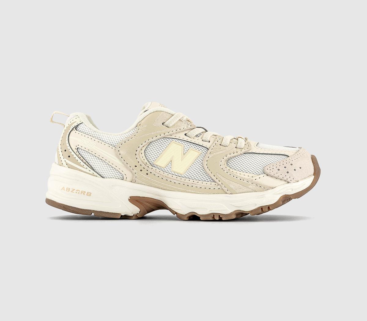 New Balance 530 Youth Trainers Bisque  Brown in   Size 1 youth, Office Shoes