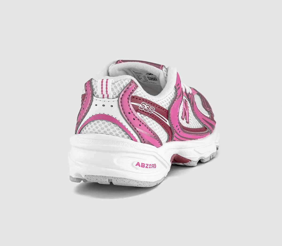 New Balance530 Youth TrainersPink Satin Shadow Red