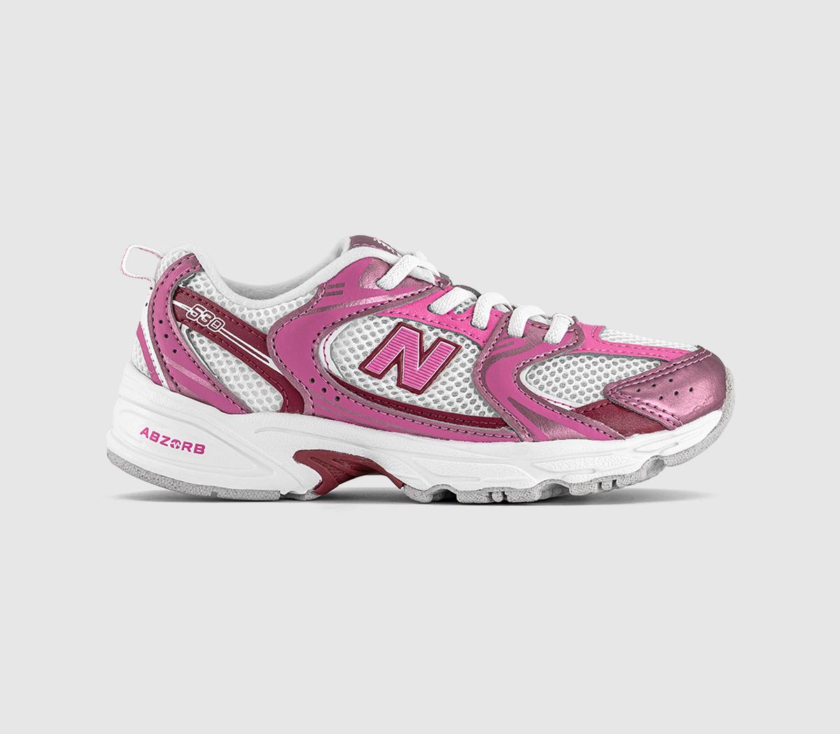 New Balance530 Youth TrainersPink Satin Shadow Red