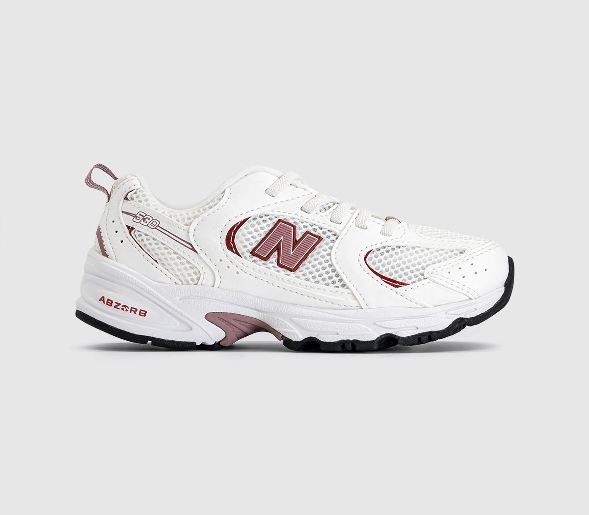 New Balance 530  Trainers Sea Salt Rosewood  Natural in Kids  Size 1 , Office Shoes