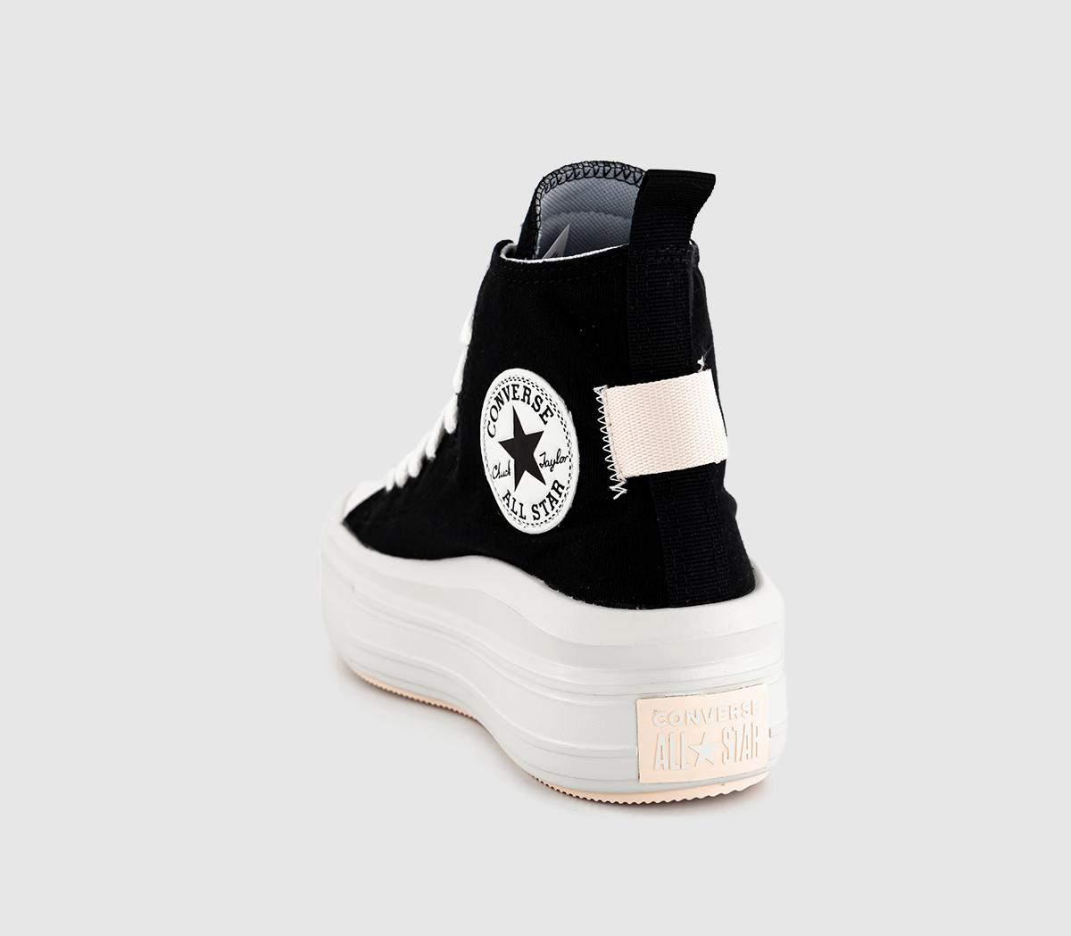 Converse All Star Move Junior Trainers Black Egret Ghosted - Unisex