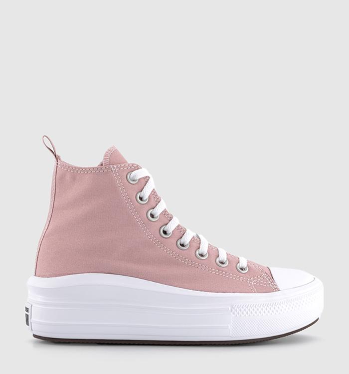 Converse All Star Move Jnr Trainers Static Pink White Black