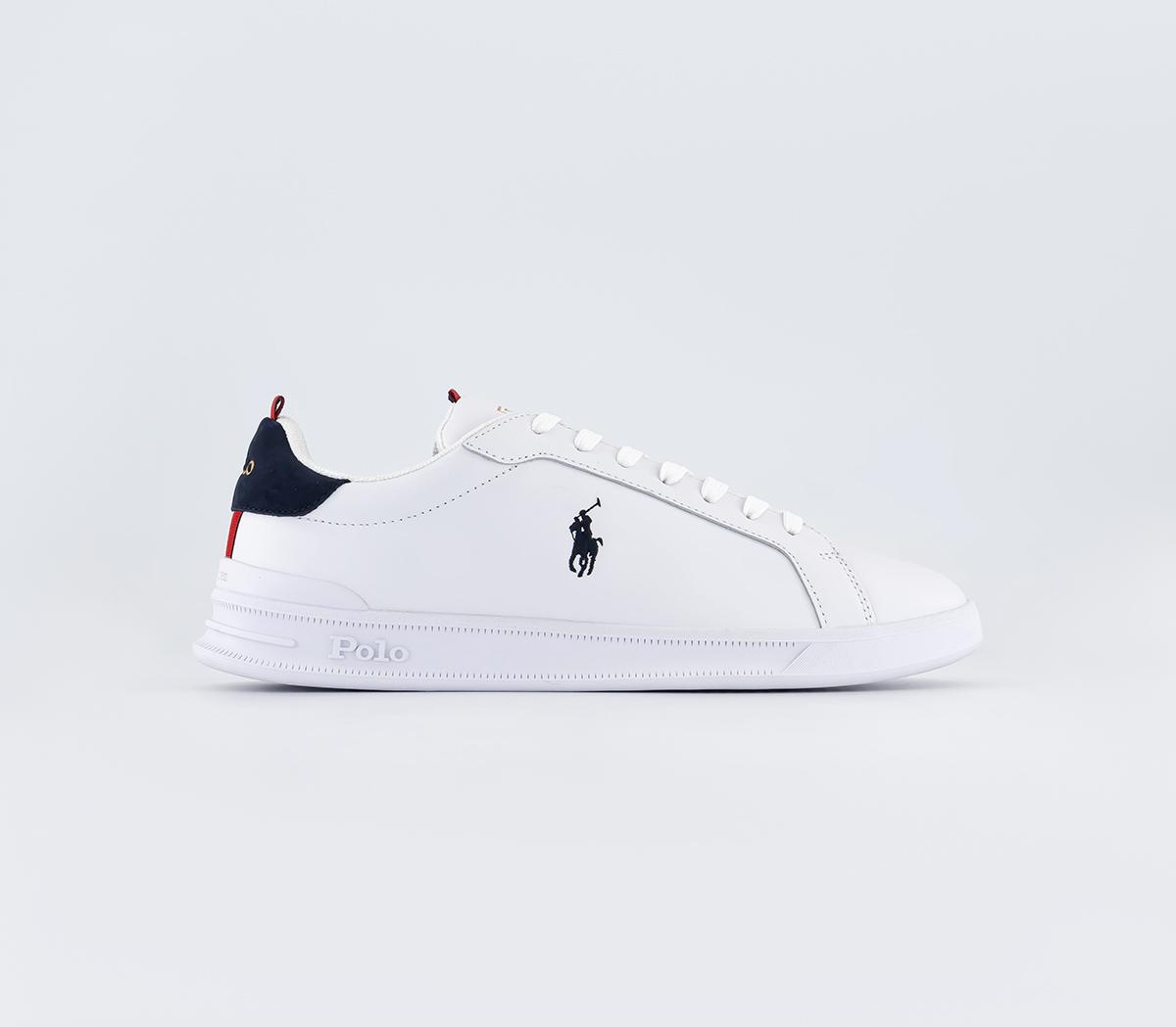 Polo Ralph LaurenHeritage Court Trainers White Navy Red