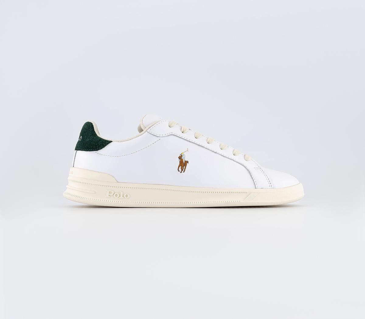 Polo Ralph LaurenHeritage Court Trainers White College Green