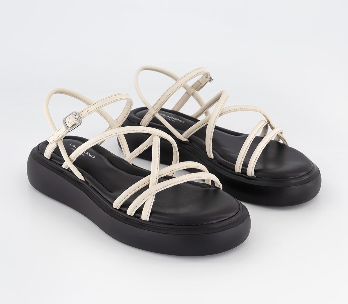 Vagabond Womens Blenda Strappy Sandals Off White, 7