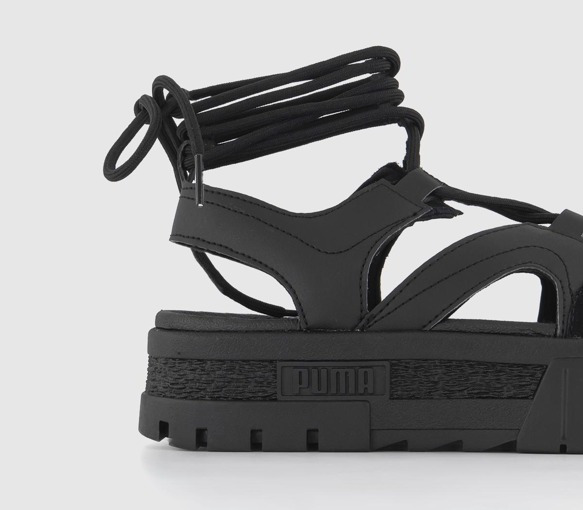 PUMAMayze Sandal LacesBlack White