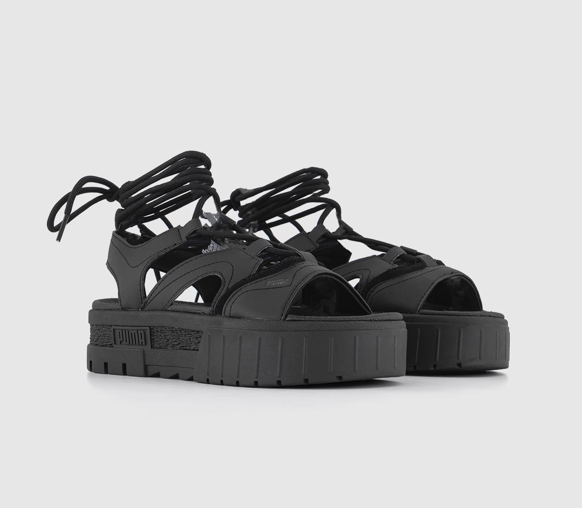 PUMAMayze Sandal LacesBlack White