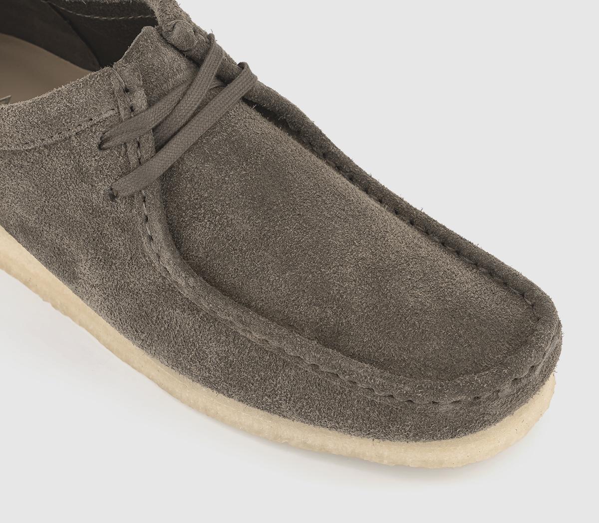 Clarks OriginalsClarks Originals Mens Wallabee ShoesDark Grey Suede