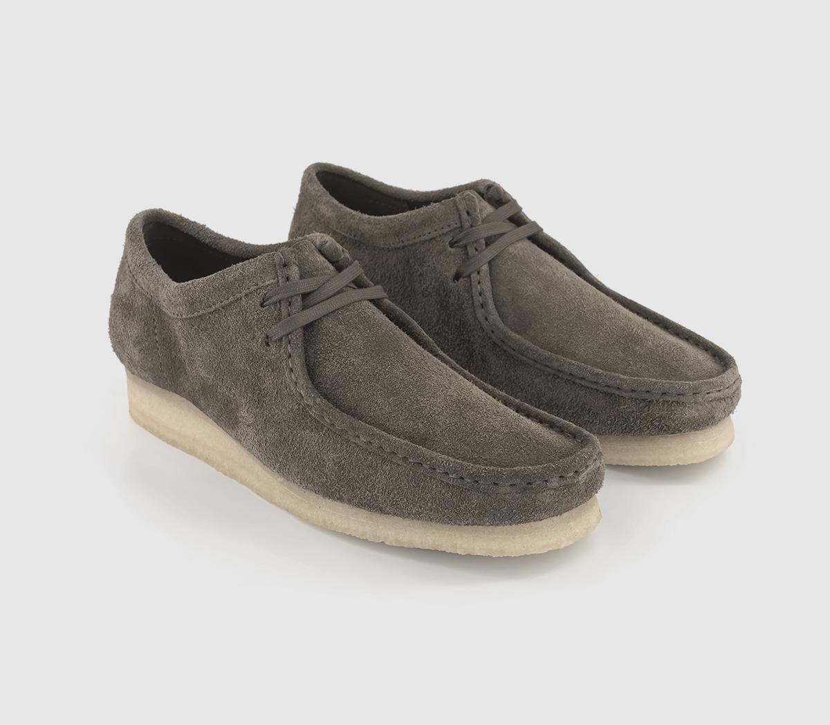 Clarks OriginalsClarks Originals Mens Wallabee ShoesDark Grey Suede