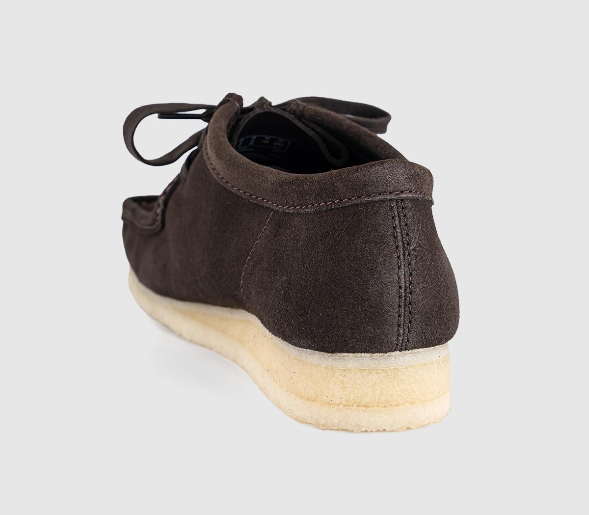 Clarks OriginalsClarks Originals Mens Wallabee ShoesDark Brown Suede