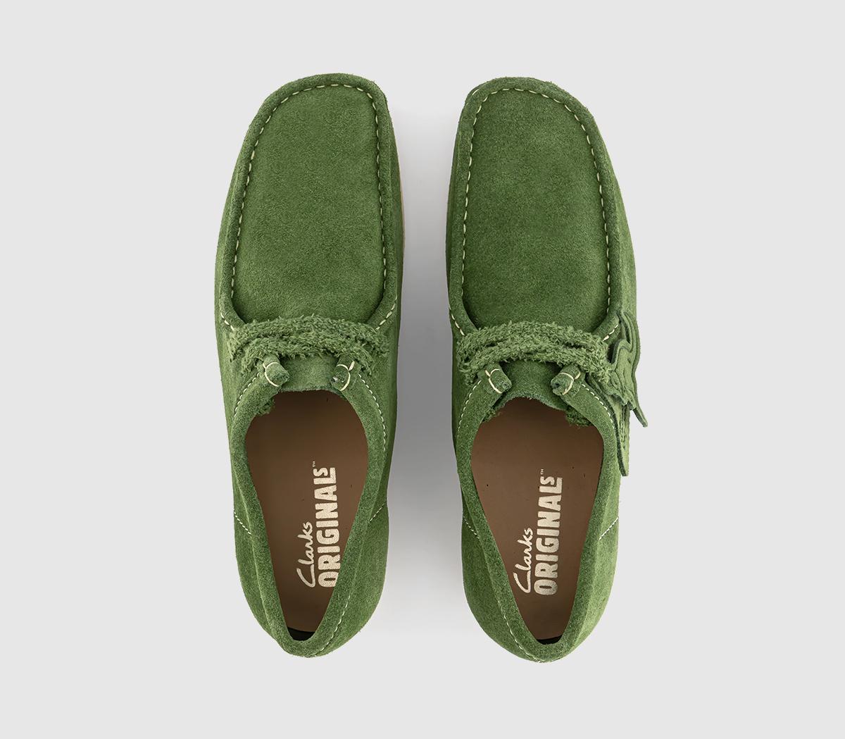 Clarks OriginalsClarks Originals Mens WallabeesGreen