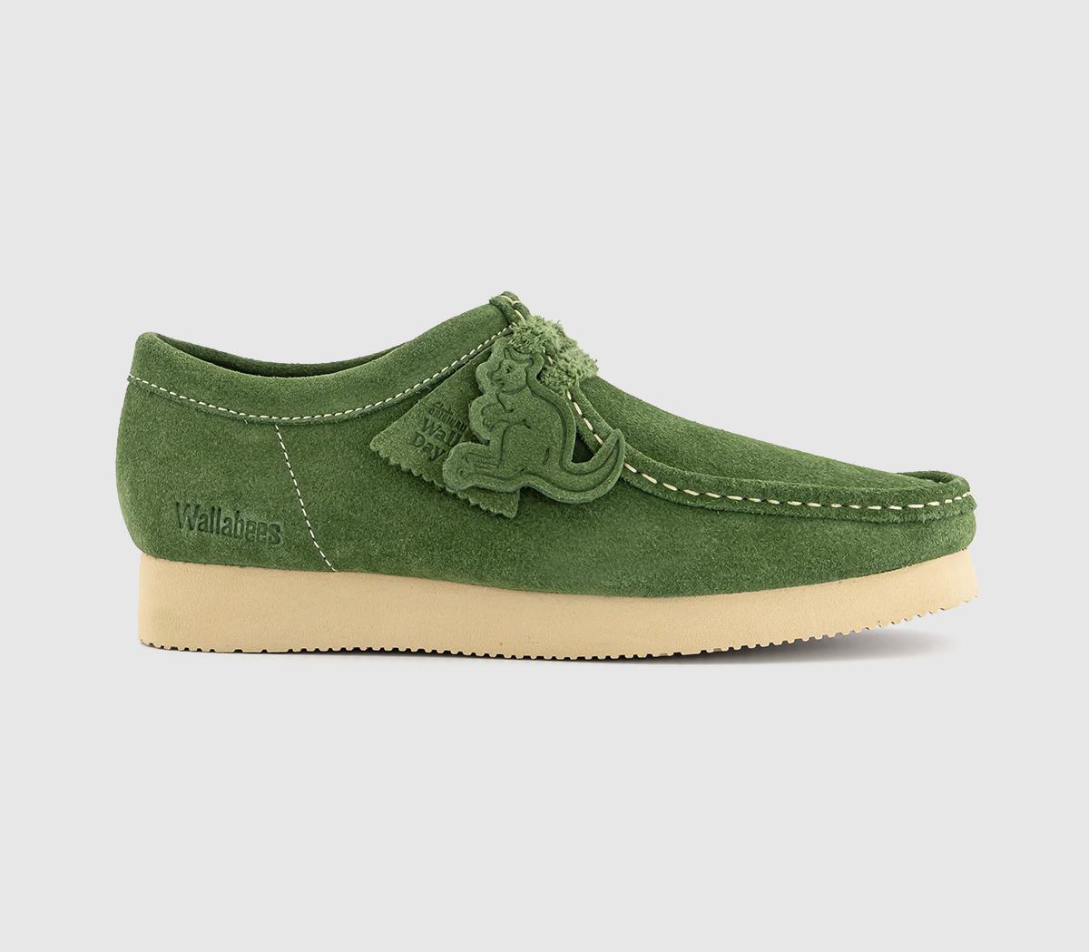 Clarks OriginalsClarks Originals Mens WallabeesGreen