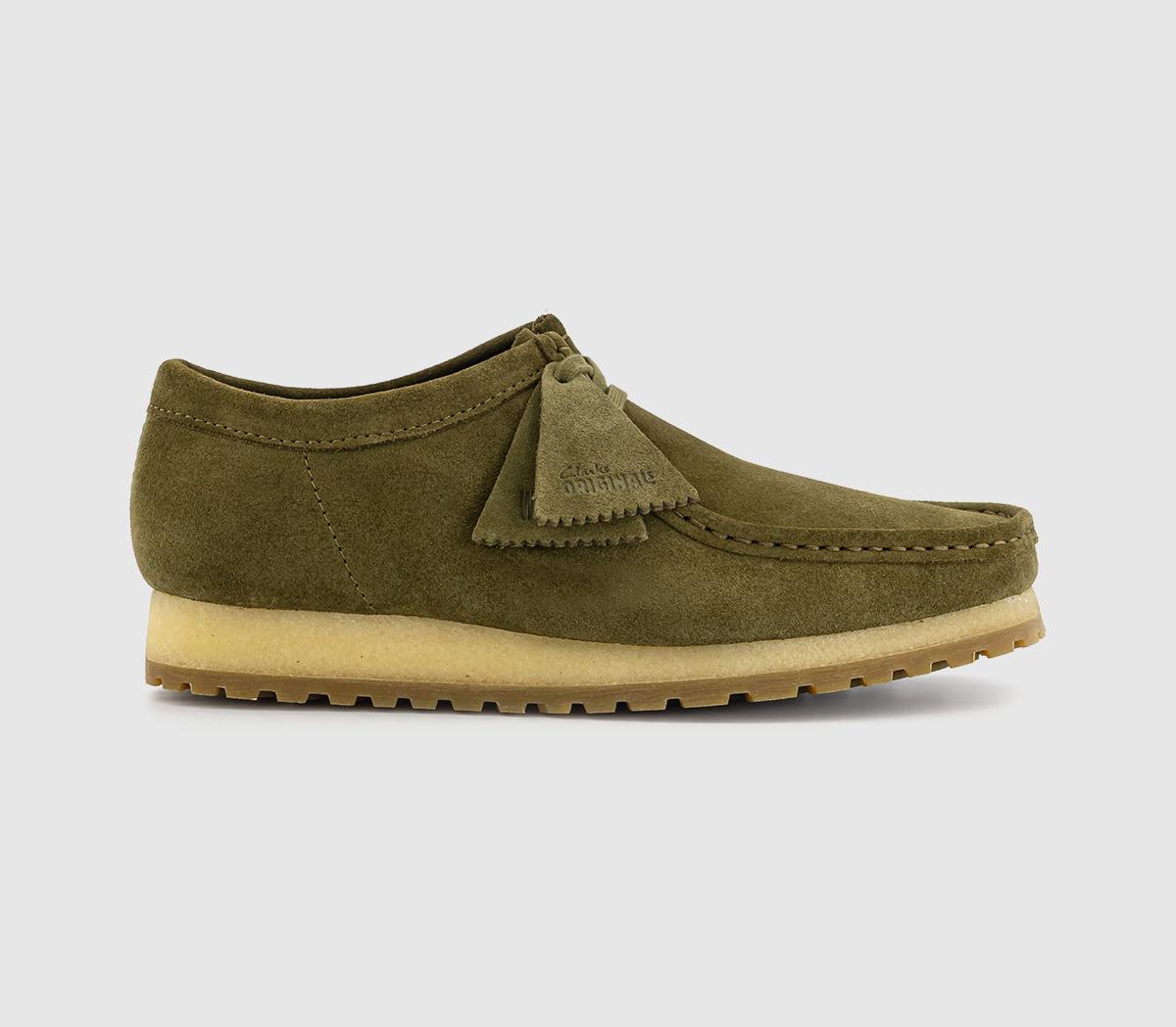 Wallabee Boot Olive Green Clark Wallabees Clarks Originals Clarks