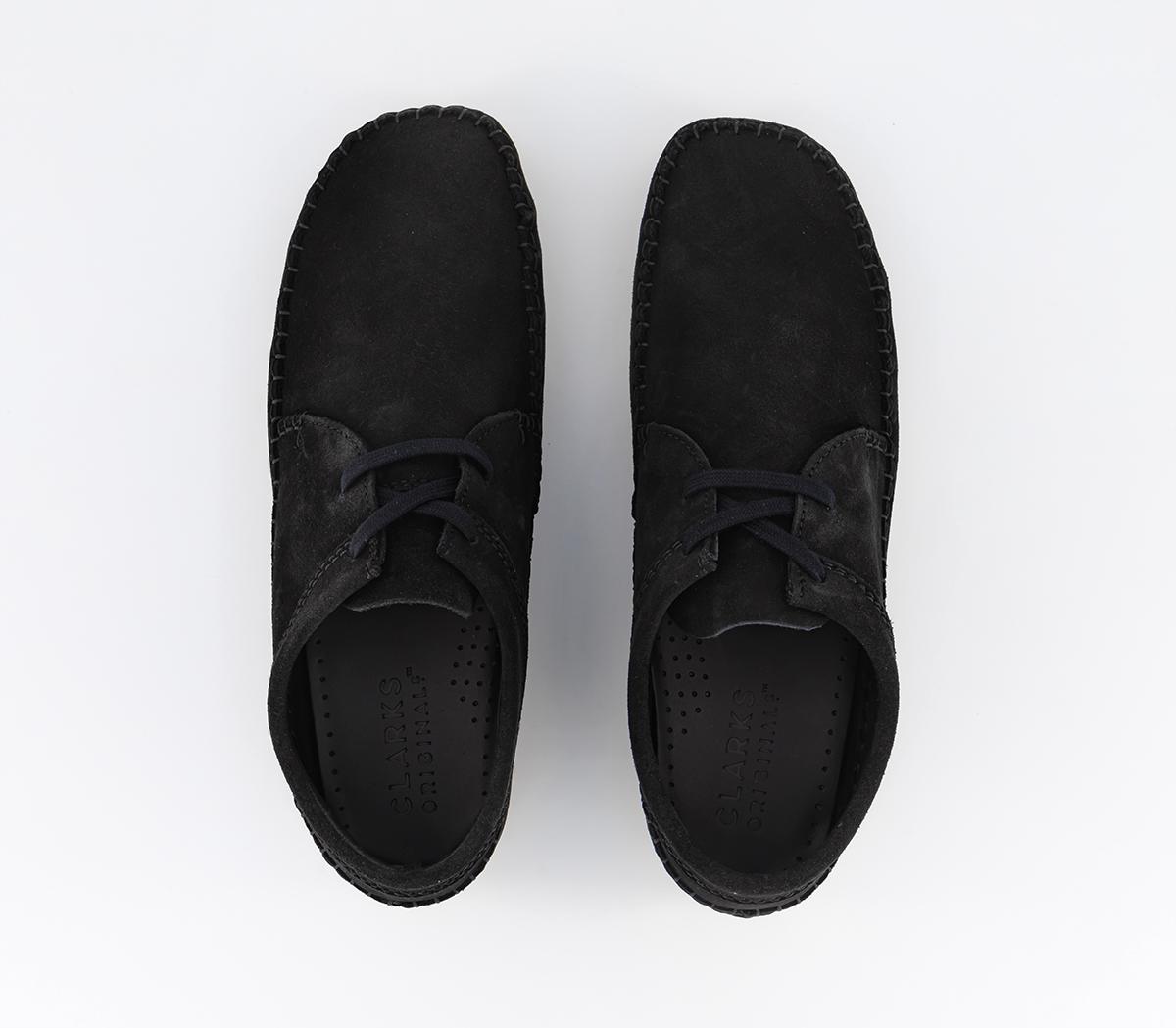Clarks Originals Clarks Originals Mens Weaver Black Suede - Men's