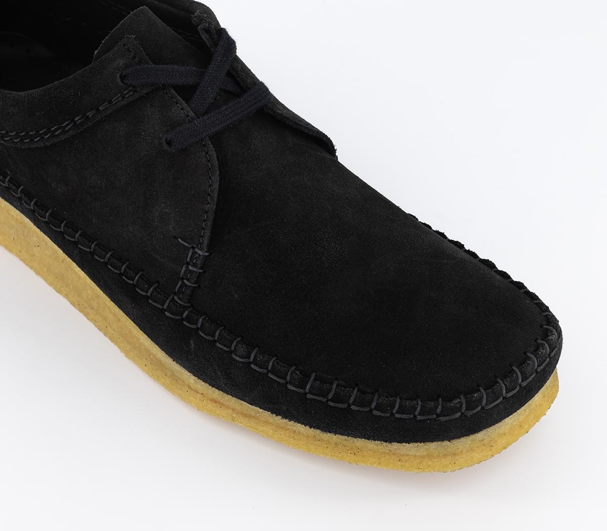 Clarks Originals Clarks Originals Mens Weaver Black Suede - Men's