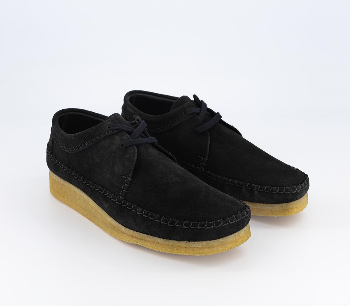 Clarks Originals Clarks Originals Mens Weaver Black Suede - Men's
