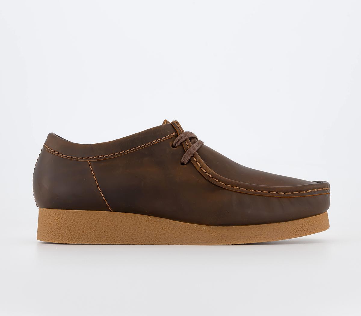 Clarks wallabee on sale beeswax leather