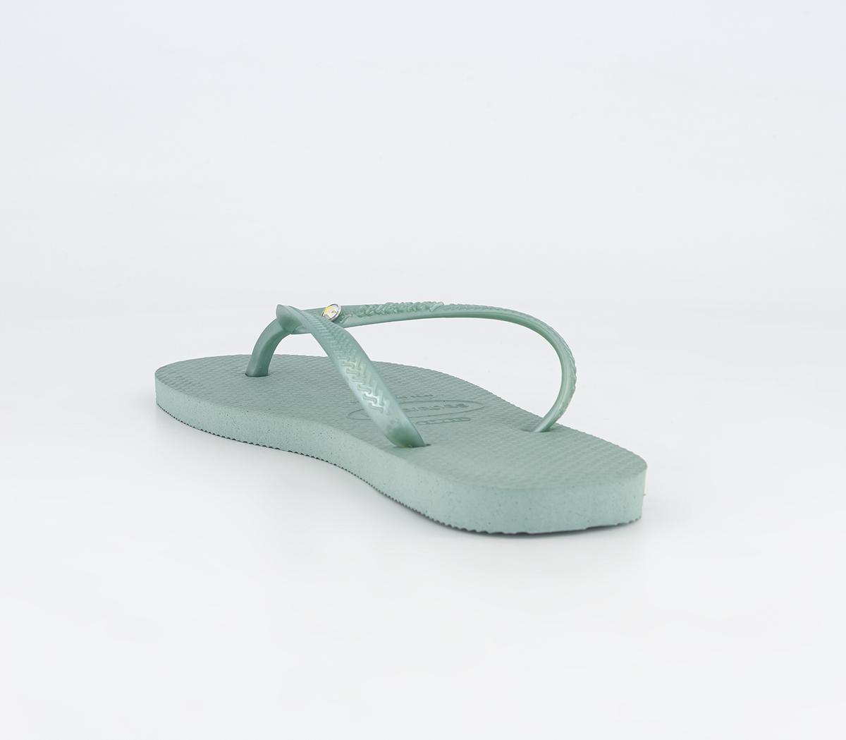Havaianas Slim Crystal Sw II Flip Flops Havaianas Slim Crystal Sw II Flip Flops Clay