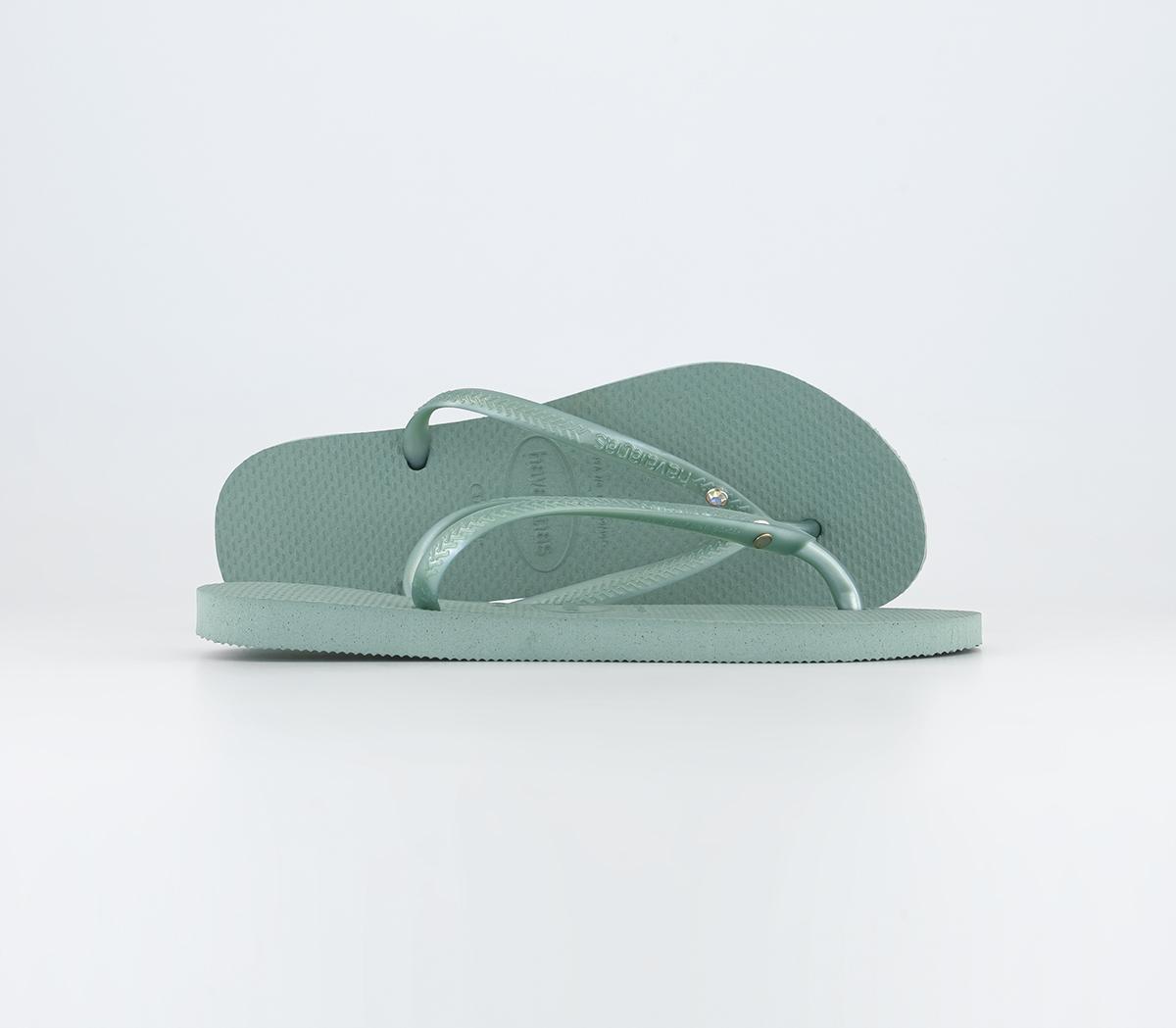 Slim on sale crystal havaianas