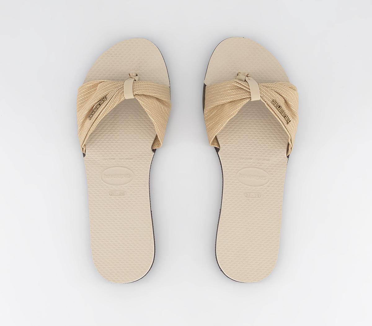 HavaianasYou St Tropez Shine Sliders HavaianasYou St Tropez Shine Sliders Beige